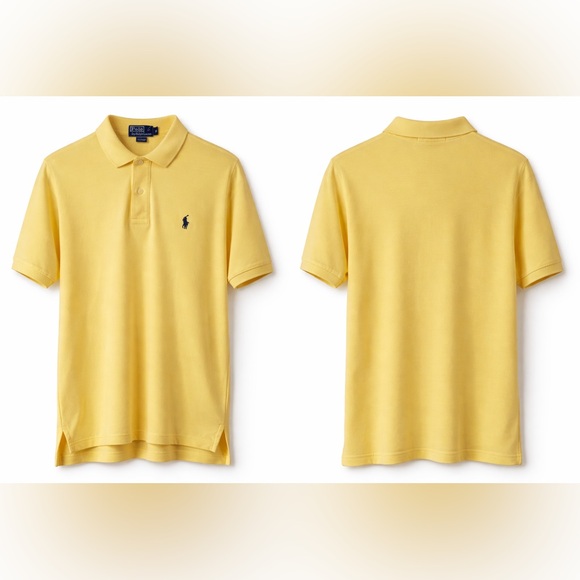 Ralph Lauren Other - Vintage 90s Polo Ralph Lauren Yellow Polo Shirt - Men's M - Classic Fit